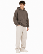 320g Vintage-style hooded sweatshirt