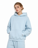 345g Fleece-lined hooded sweatshirt