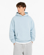 345g Fleece-lined hooded sweatshirt