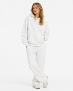 345g Fleece-lined hooded sweatshirt