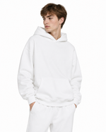345g Fleece-lined hooded sweatshirt