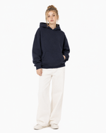 345g Fleece-lined hooded sweatshirt