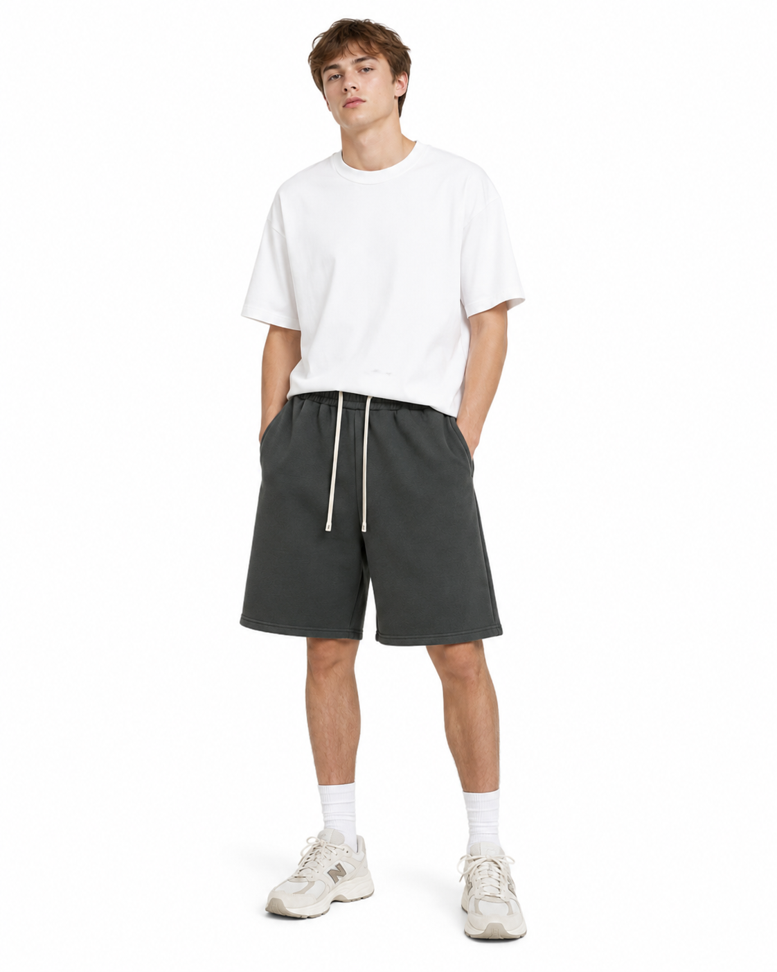 345g Casual knee-length shorts
