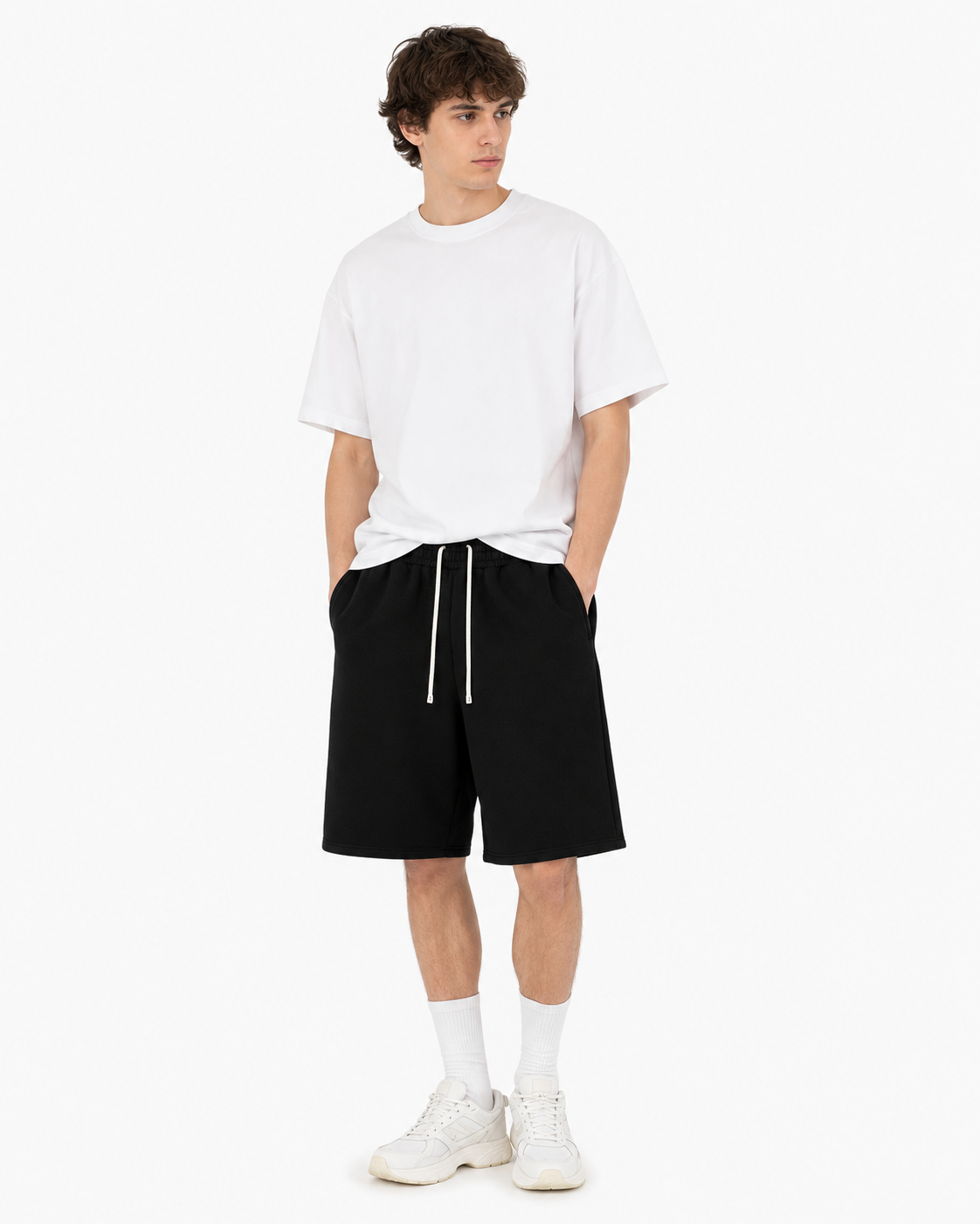 345g Casual knee-length shorts