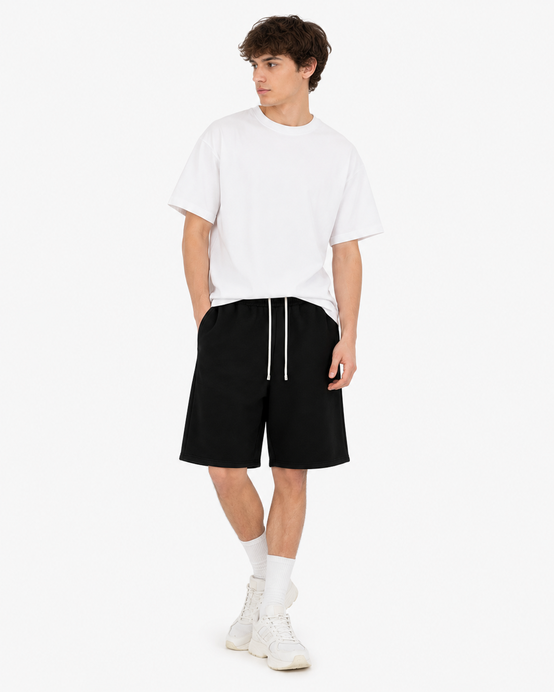 345g Casual knee-length shorts