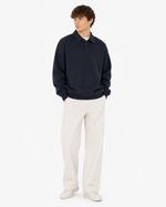 320g Casual polo sweatshirt