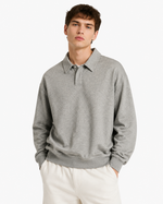 320g Casual polo sweatshirt