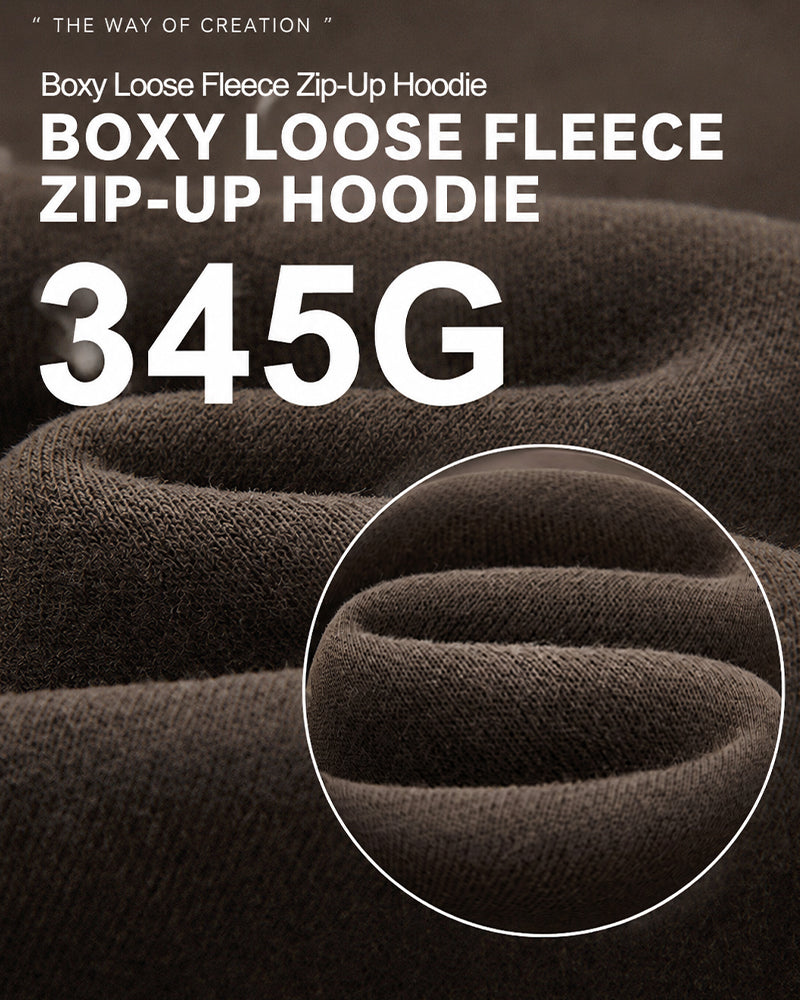 345g Fleece-lined hooded sweatshirt