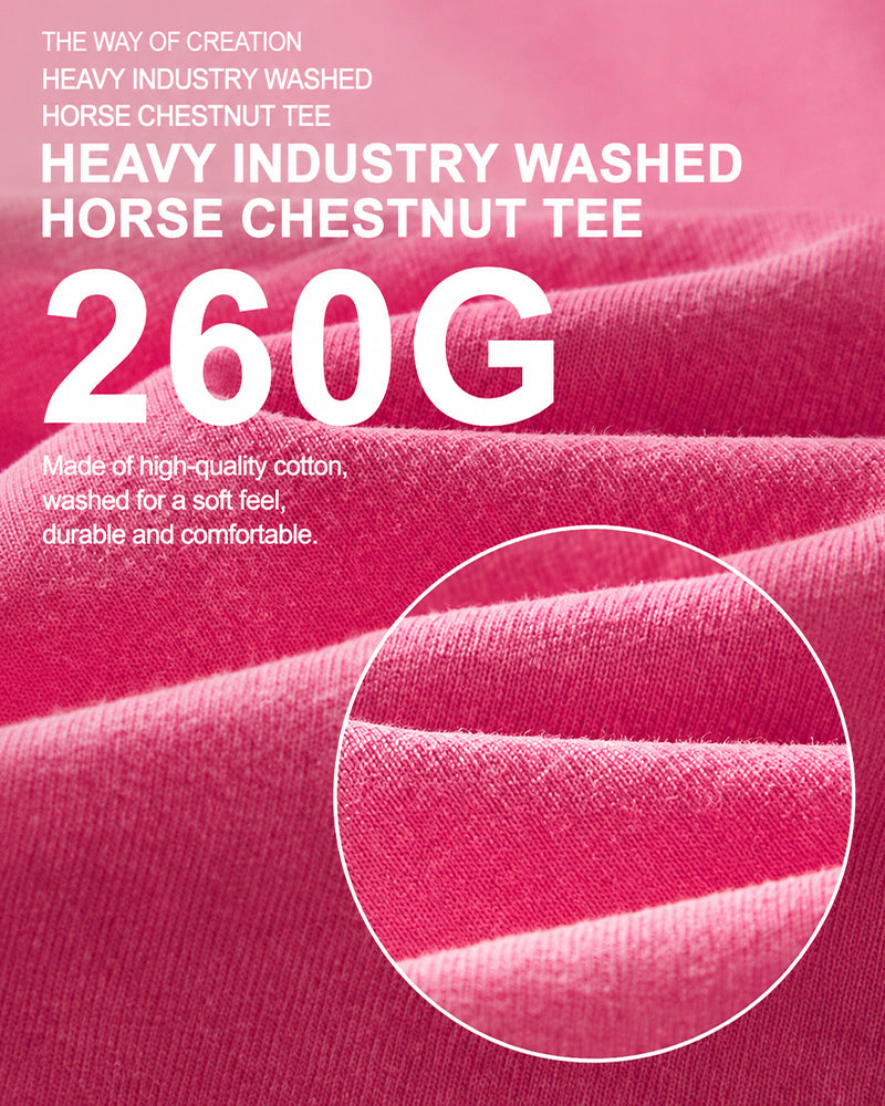 260g Gradient Retro Short-Sleeve Shirt