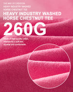 260g Gradient Retro Short-Sleeve Shirt
