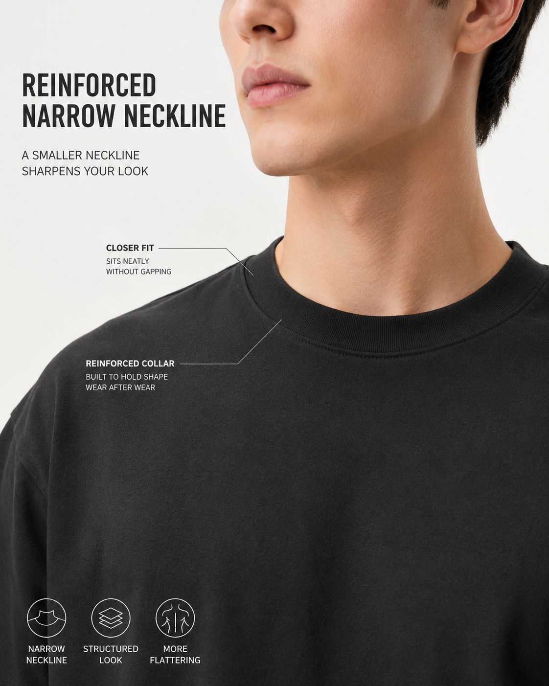 385g Pure Cotton Short-Sleeve T-Shirt