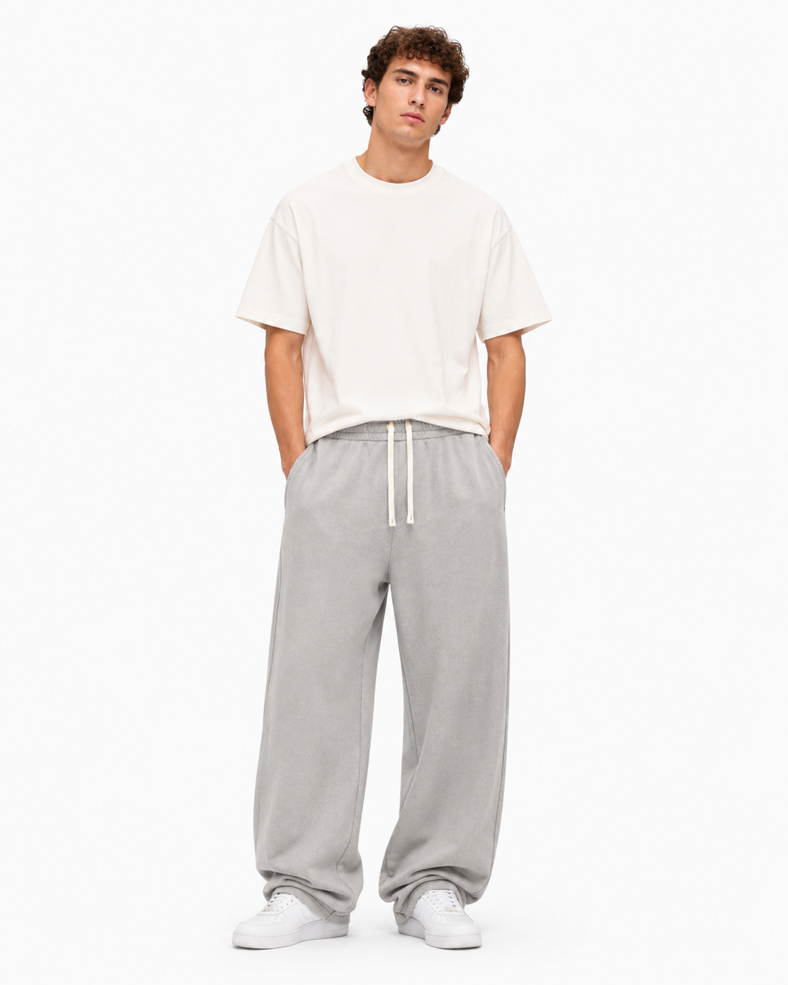 380g Distressed Casual Sweatpants