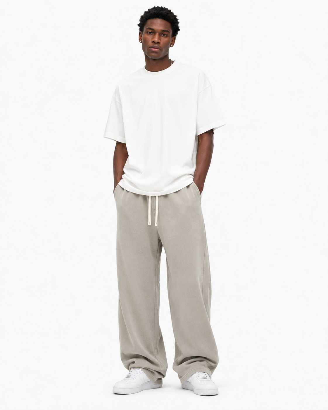 380g Distressed Casual Sweatpants