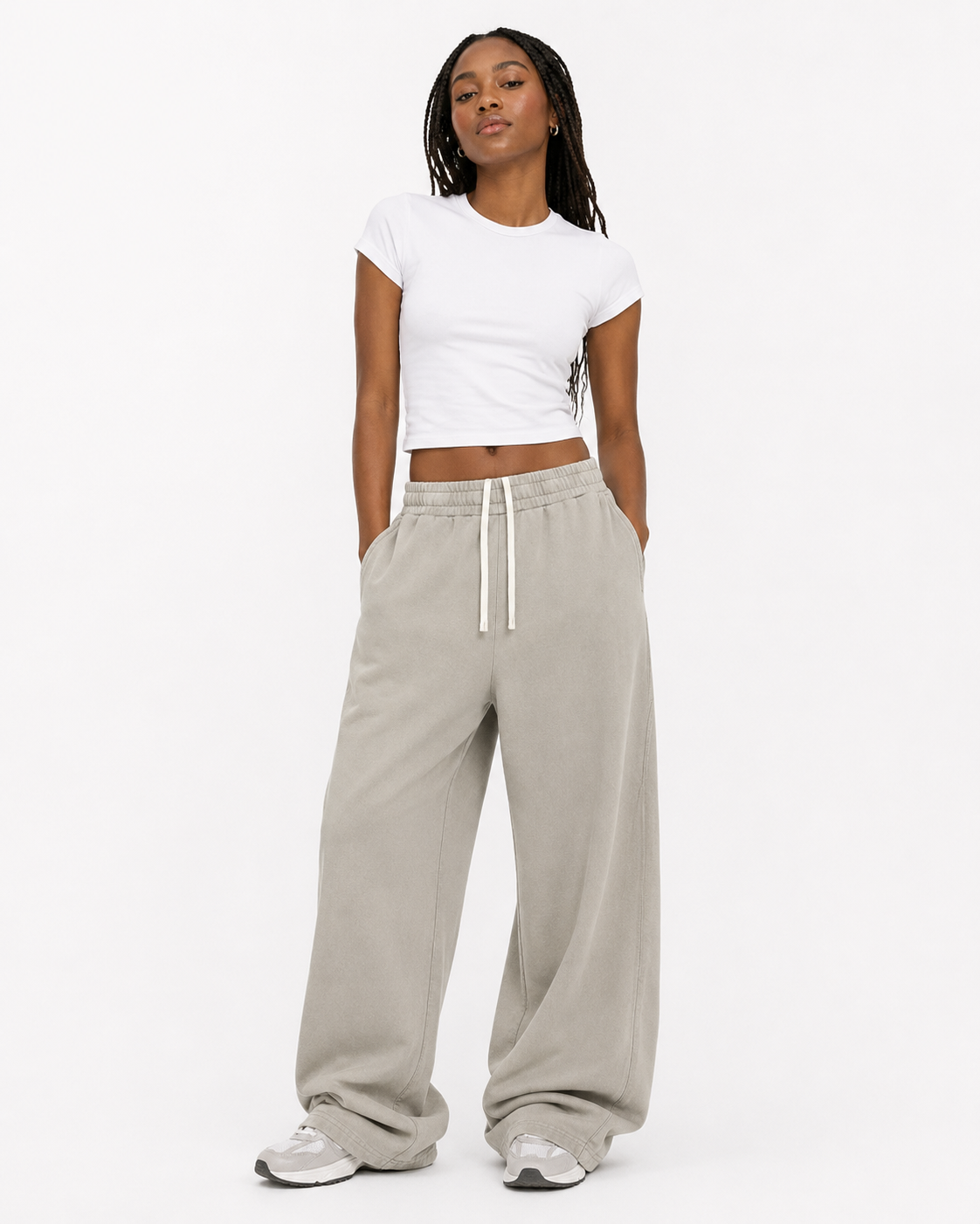 380g Distressed Casual Sweatpants