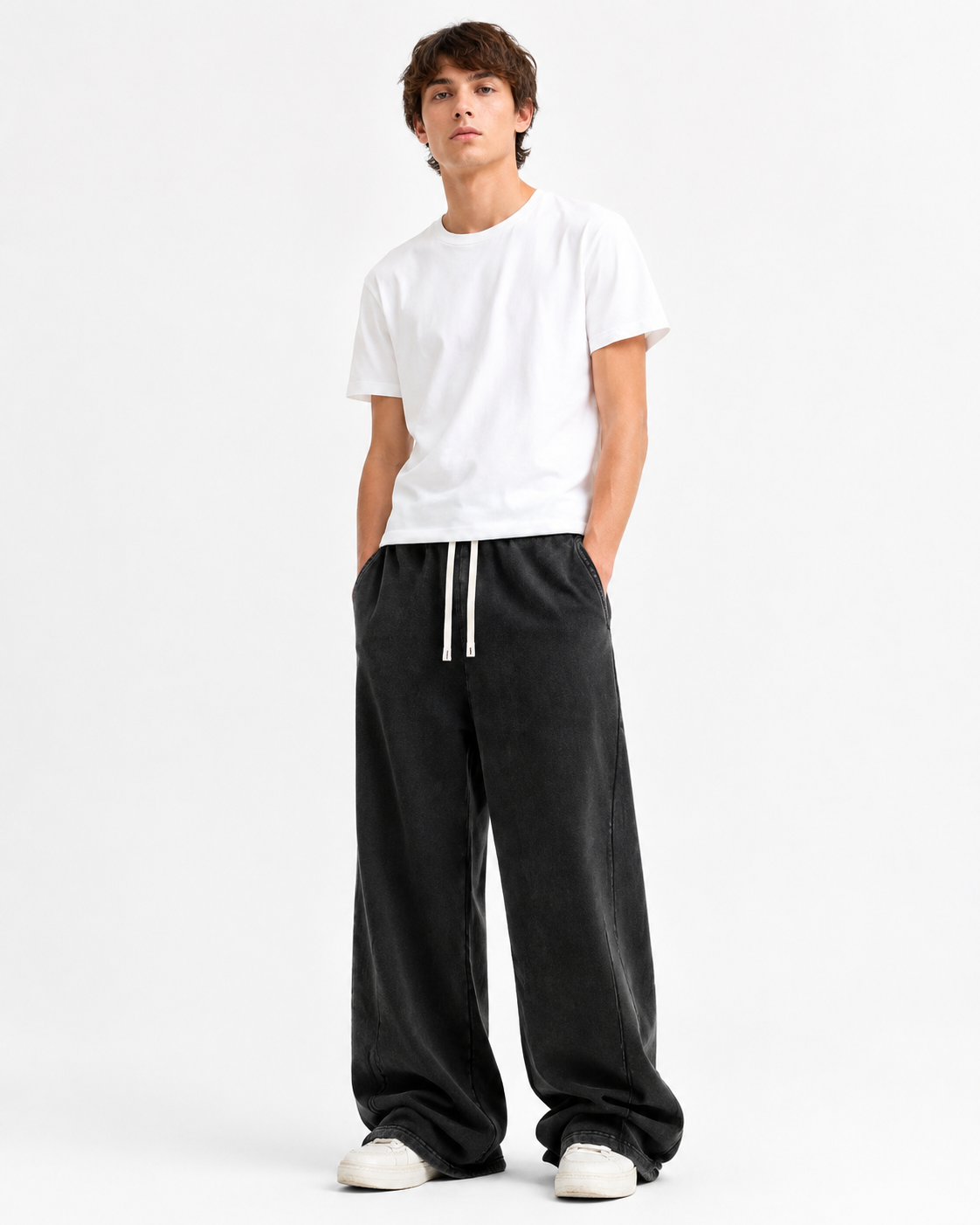 380g Distressed Casual Sweatpants