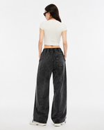 380G Batik-print zip-up trousers