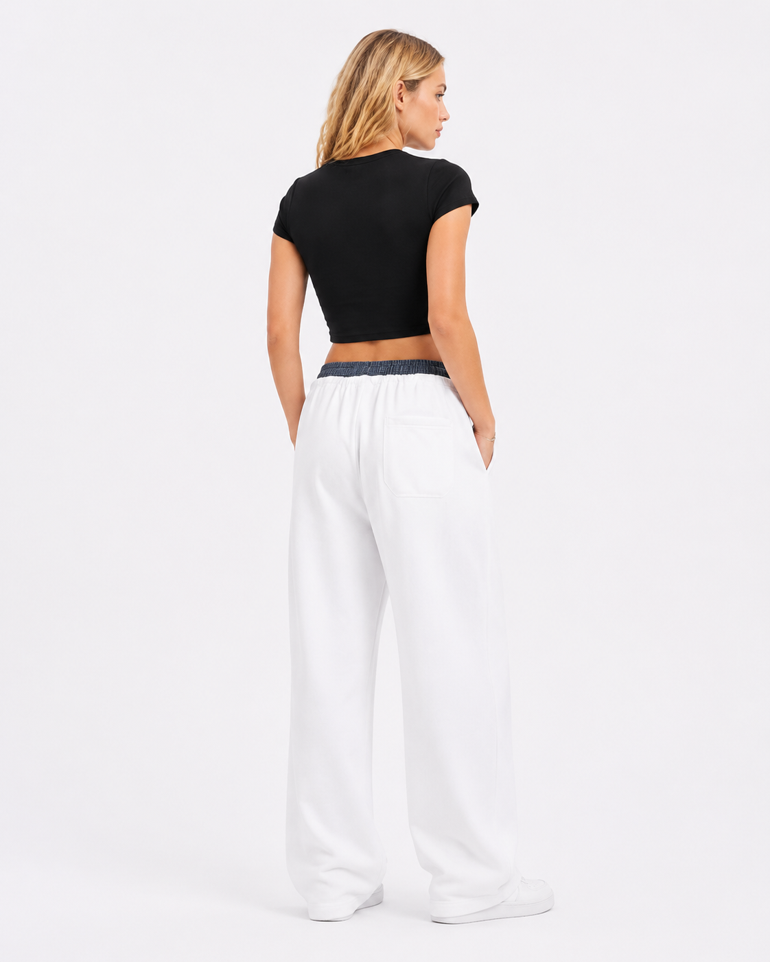 280g Color-block casual trousers