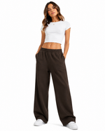 320g Wide-leg straight-cut trousers