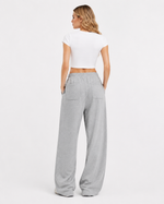 320g Wide-leg straight-cut trousers