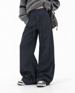 Color-block casual cargo pants