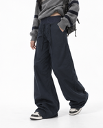 Color-block casual cargo pants