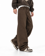 Versatile casual straight-leg trousers