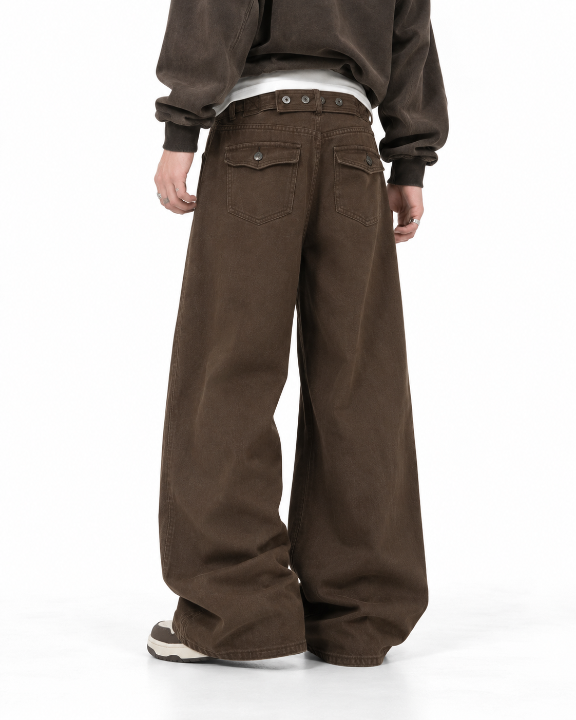 Versatile casual straight-leg trousers