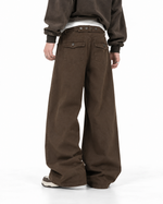 Versatile casual straight-leg trousers