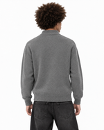 Casual zip-up sweater