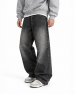 Distressed versatile trousers