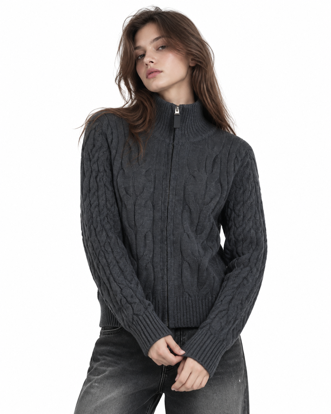 Minimalist knit jacket