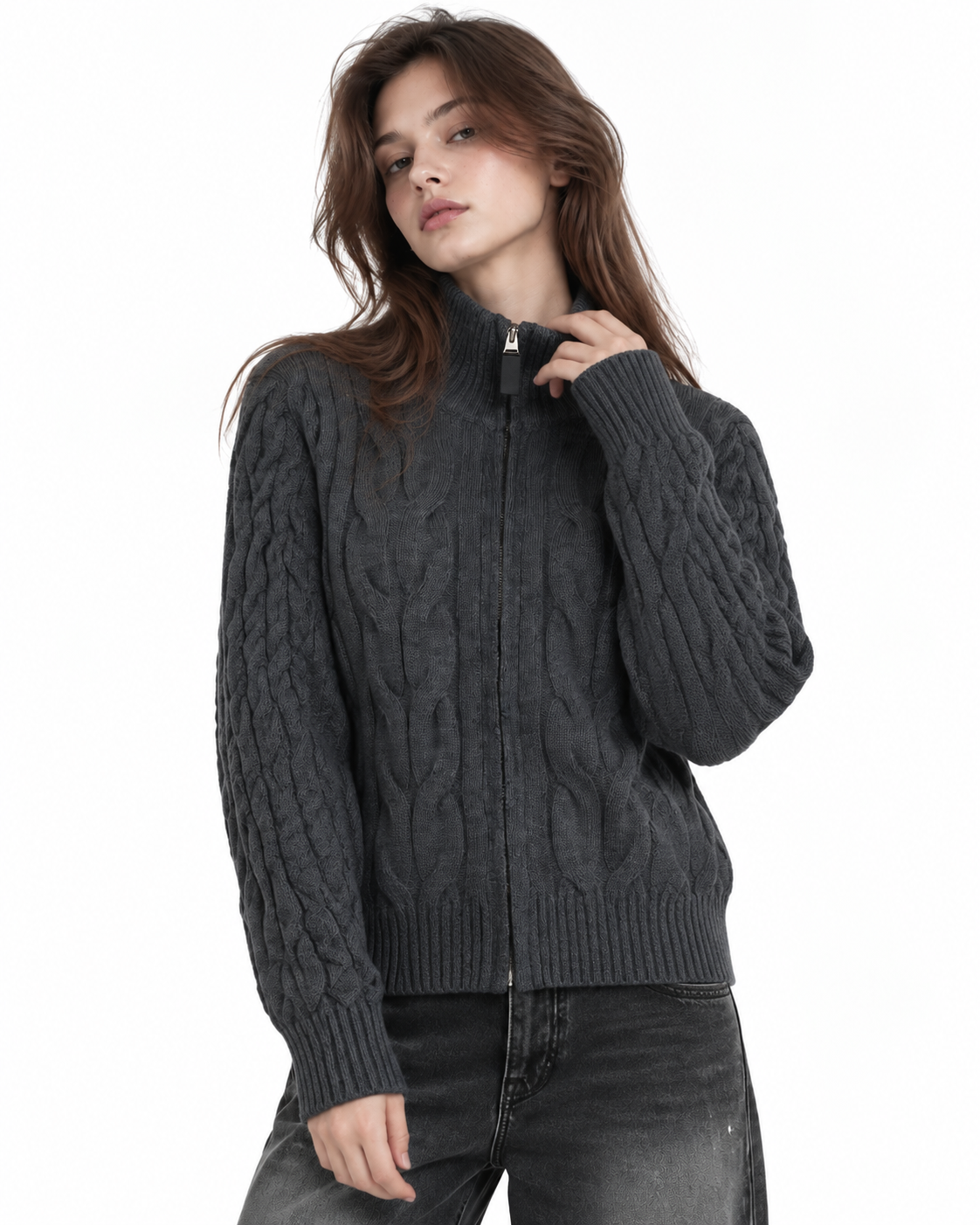 Minimalist knit jacket