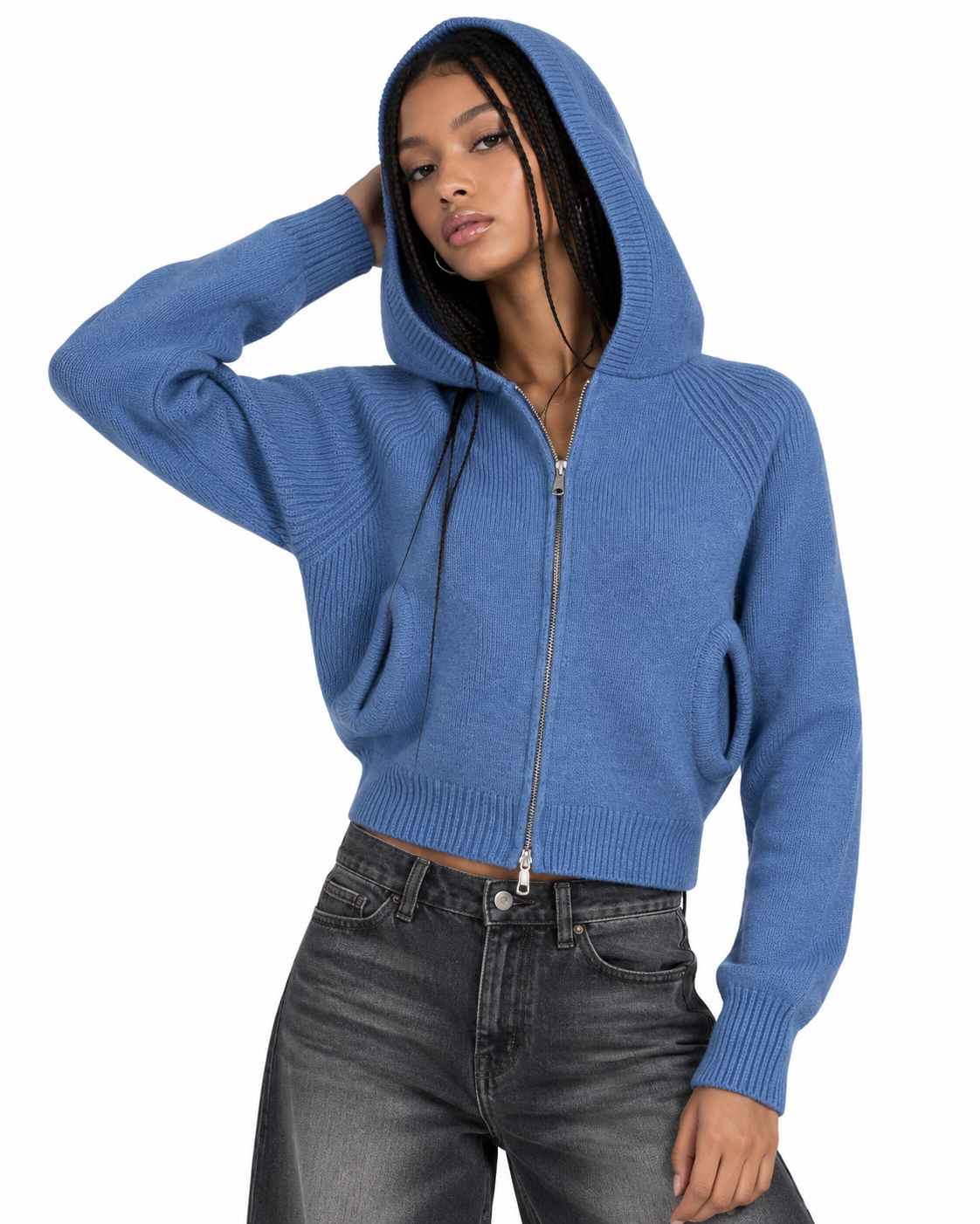 Minimalist knit jacket