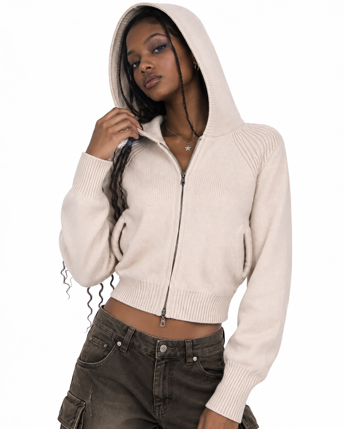 Minimalist knit jacket