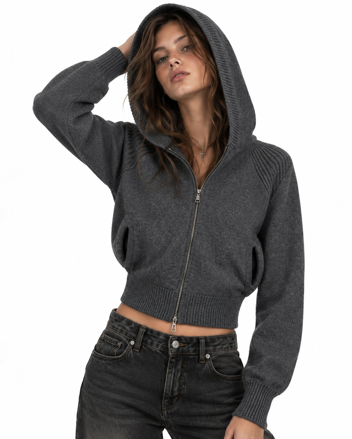 Minimalist knit jacket