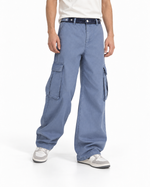 Color-block panelled cargo pants
