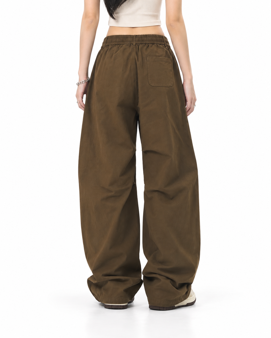 Retro casual trousers