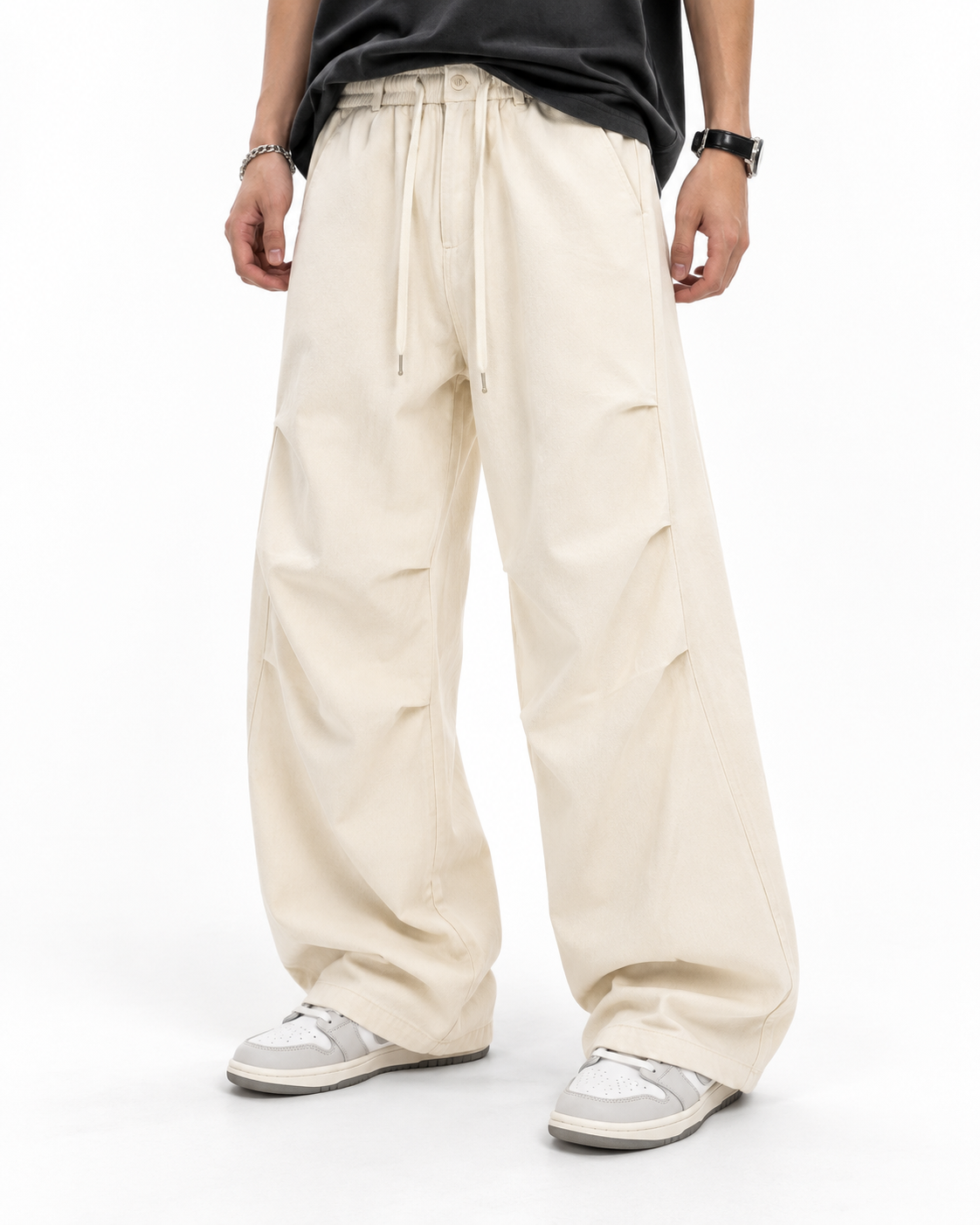 Retro casual trousers
