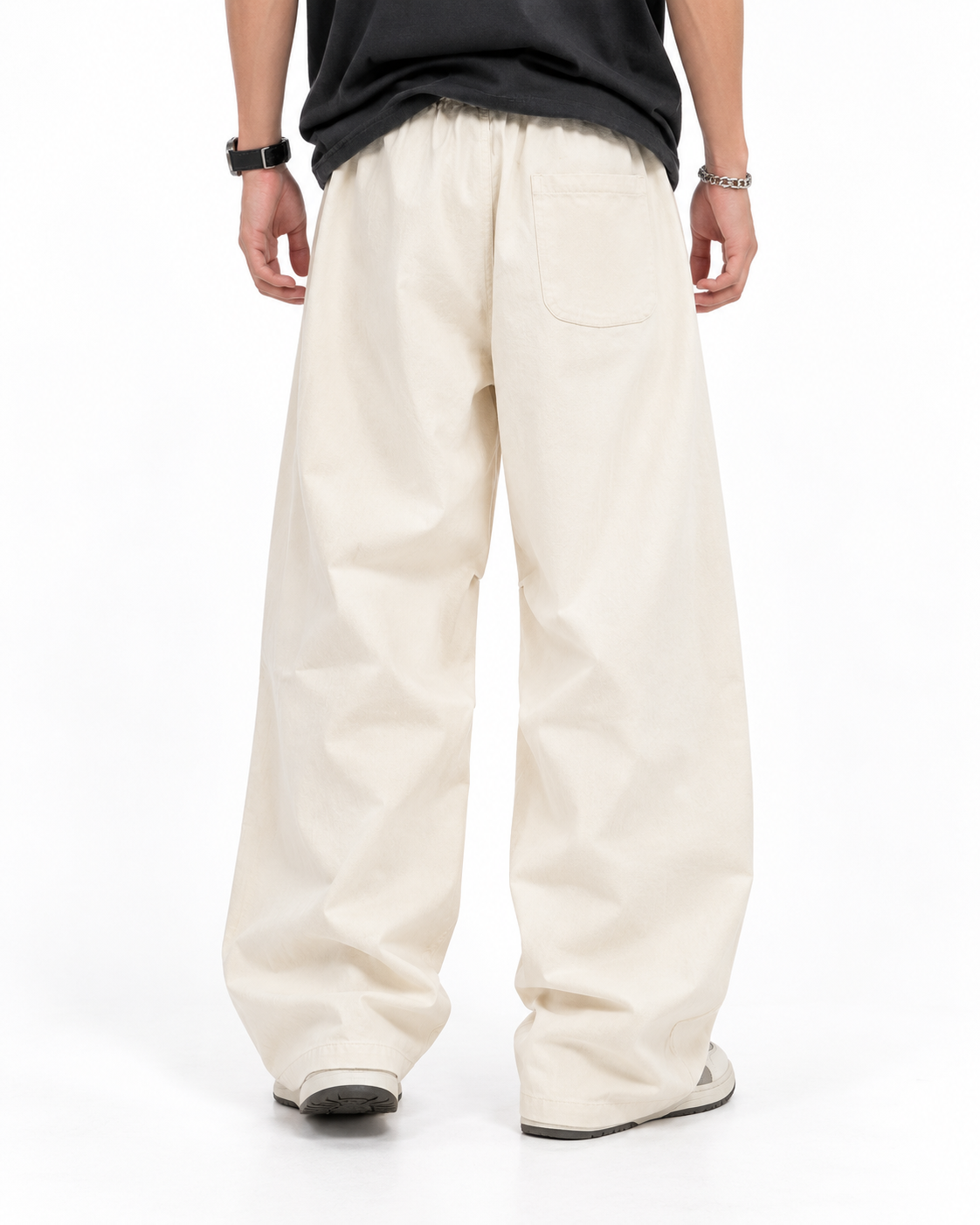 Retro casual trousers