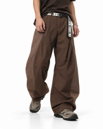 Color-block panelled trousers