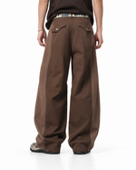 Color-block panelled trousers