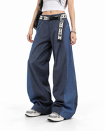 Color-block panelled trousers