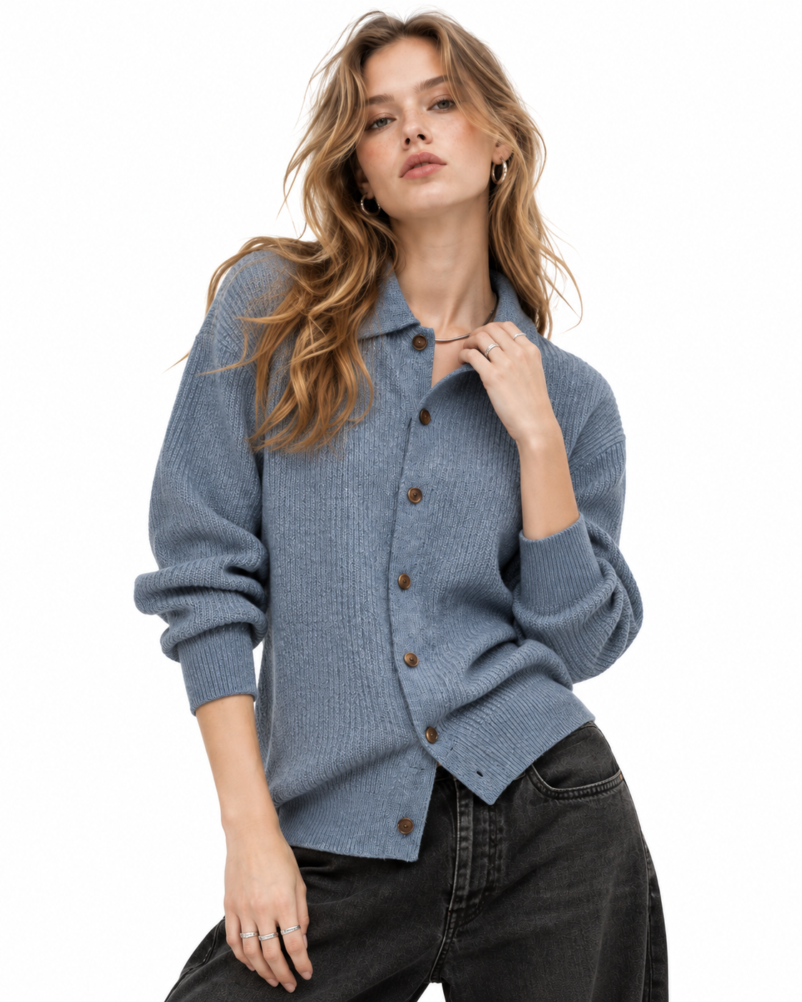 Knitted couple's jacket