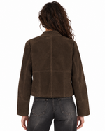 Stand-collar zip-up jacket