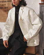 ダークジャカードスーツジャケット