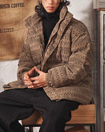 レトロカジュアルコットンジャケット