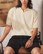 シンプルな高級ニット半袖