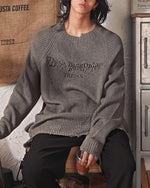 irregular hole sweater