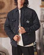 厚手のカジュアルコットンジャケット