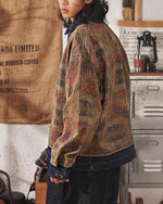 レトロなフェイクツーピースコート